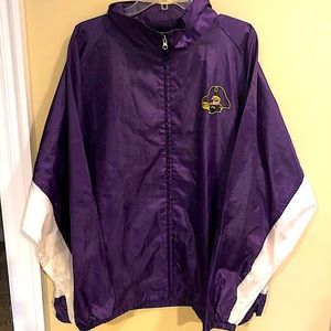 ECU Men’s Windbreaker Jacket w/ Hideaway Hood